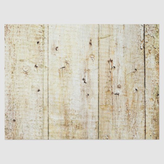 Rustic Wood Texture Tissuepapier (Voorkant)