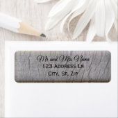 Rustic Wood Texture tree bark Etiket (Insitu)