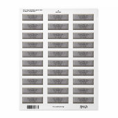 Rustic Wood Texture tree bark Etiket (Full Sheet)