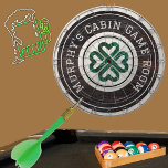 Rustic Wood Tone Irish Celtic 4 Leaf Clover Dartbord<br><div class="desc">Rustic Wood Tone Irish Celtic 4 Leaf Clover Dart Board Personaliseren met naam</div>