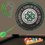 Rustic Wood Tone Irish Celtic 4 Leaf Clover Dartbord<br><div class="desc">Rustic Wood Tone Irish Celtic 4 Leaf Clover Dart Board. Ideaal voor elke Ierse pub of bar,  of voor elke Ierse speelruimte. Personaliseer met naam. Het is de perfecte aanvulling op elke Ierse familie.</div>