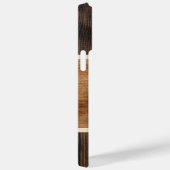 Rustic Wood Tone Monogram Case-Mate iPhone Case (Achterkant / Rechts)