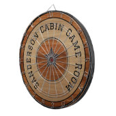 Rustic Wood Tone Star Wooden Grain Dartbord (Voorkant Rechts)