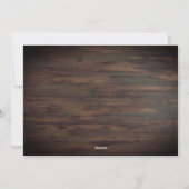 Rustic Wood Two Hearts Photo Happy Valentijn Day Feestdagenkaart (Achterkant)