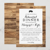 Rustic Wood Uitnodiging (Voorkant / Achterkant)