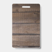 Rustic Wood VIP All Access Pas Concert Badge (Achterkant)