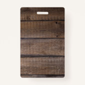 Rustic Wood VIP All Access Pass Concert Badge (Achterkant)