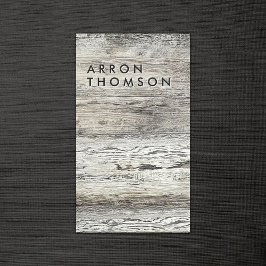 Rustic Wood Visitekaartje