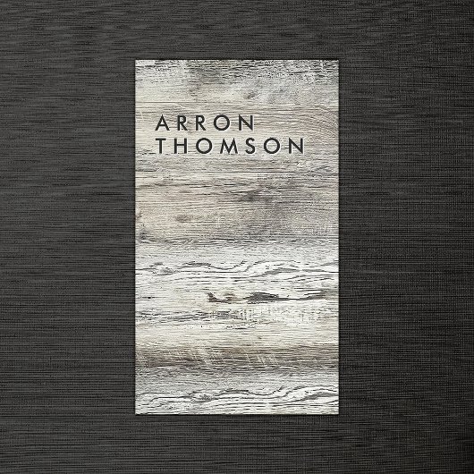 Rustic Wood Visitekaartje