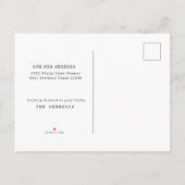 Rustic Wood We hebben Familie Foto New Home verpla Aankondigingskaart (Achterkant)