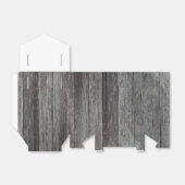 Rustic Wood Wedding Bedankdoosjes (Uitgevouwen)