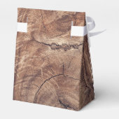 Rustic Wood Wedding Bedankdoosjes (Achterkant)