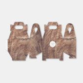 Rustic Wood Wedding Bedankdoosjes (Uitgevouwen)