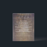 Rustic Wood Wedding Details Informatiekaartje<br><div class="desc">Rustige houttrouwinformatiekaart</div>