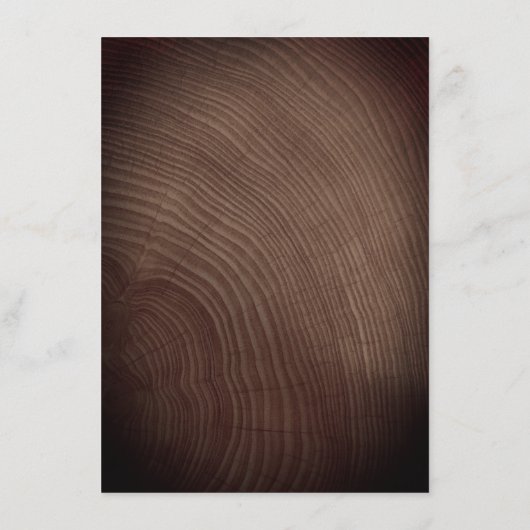 Rustic Wood Wedding Details Website Kaart (Achterkant)