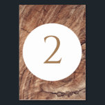 Rustic Wood Wedding Kaart<br><div class="desc">Dit ontwerp is voorzien van een rustige houtachtergrond. De eenvoudige bruine houten achtergrond wordt aangevuld door de witte tekst en het moderne, schone midden cirkelelement dat de titel omcirkelt. De bruine tinten van de creëer van de houtkorrel, een bijtende landtuin, voelen zich. Elegant trouwlijstnummer met moderne elementen. Er zijn ook...</div>