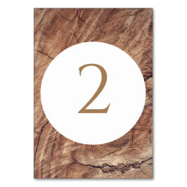 Rustic Wood Wedding Kaart