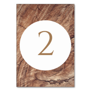 Rustic Wood Wedding Kaart