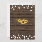 Rustic Wood Wedding Postponed Notice Kaart (Achterkant)