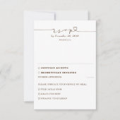 Rustic Wood Wedding RSVP (Voorkant)