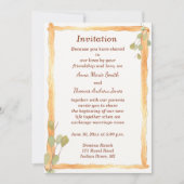 Rustic Wood Wedding Uitnodiging (Voorkant)