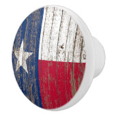 Rustic Wood Western Country Lone Star Texaanse vla Keramische Knop (Rechts)