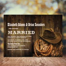 Rustic Wood Western Wedding