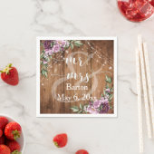 Rustic Wood, White Light Flowers Mr & Mrs. Servet (Insitu)