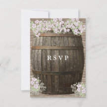 Rustic Wood, Winery, Country, Wedding Response
