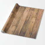 Rustic Wood Wooden Farmhouse Planks Barn Cadeaupapier<br><div class="desc">Verpakkingspapier</div>