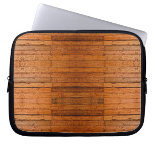 Rustic Wooden Boards Foto-sampling Art Laptop Sleeve