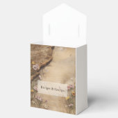 Rustic Wooden Bohemian Floral Wedding  Bedankdoosjes (Geopend)