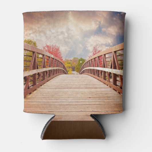 Rustic Wooden Bridge in het land Blikjeskoeler (Voorkant)