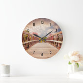 Rustic Wooden Bridge in het land Grote Klok (Huis)