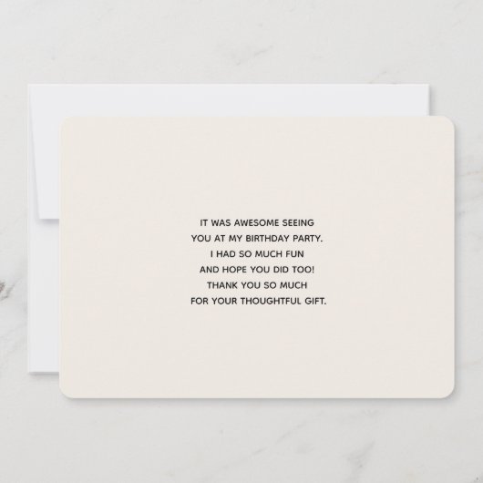 Rustic Wooden Bridge in het land Hartelijk dank Bedankkaart (Achterkant)