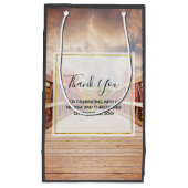 Rustic Wooden Bridge in het land Hartelijk dank Klein Cadeauzakje (Voorkant)