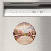 Rustic Wooden Bridge in het land Magneet (Insitu (Vaatwasser))