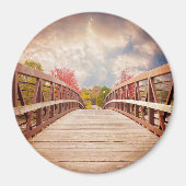 Rustic Wooden Bridge in het land Magneet (Voorkant)