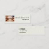 Rustic Wooden Bridge in het land Mini Visitekaartje (Voorkant / Achterkant)