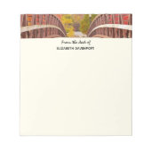 Rustic Wooden Bridge in het land Notitieblok (Voorkant)