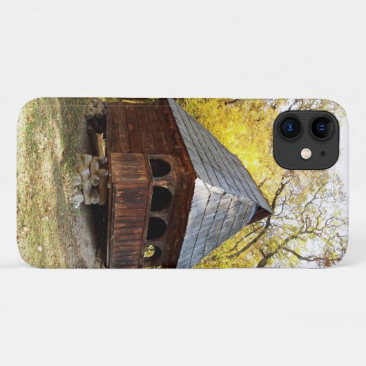 Rustic Wooden Cabin Pioneer Life Case-Mate iPhone Case (Achterkant (horizontaal))