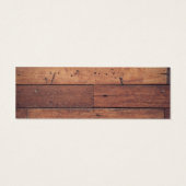 Rustic Wooden Farmhouse Wedding Website Mini Kaart (Achterkant)