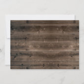 Rustic Wooden Ladder Cherry Blossom Baby shower Kaart (Achterkant)