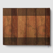 Rustic Wooden Lijst Memorial Guest Book 1 Gastenboek (Achterkant)