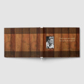 Rustic Wooden Lijst Memorial Guest Book 2 Gastenboek (Volledig)