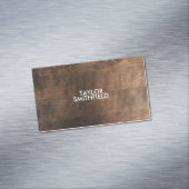 RUSTIC WOODEN MAGNETISCH VISITEKAARTJE (Voorbeeld)