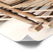 Rustic Wooden Rocking Chairs Poster (Hoek)