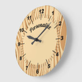 Rustic Woodgrain Hobby Winkelen unieke decoratieve Grote Klok (Hoek)
