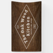 Rustic Woodgrain Spandoek (Verticaal)