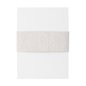 Rustic Woodgrain Wedding Invitation Belly Band Uitnodigingen Wikkel (Achterkant Voorbeeld)